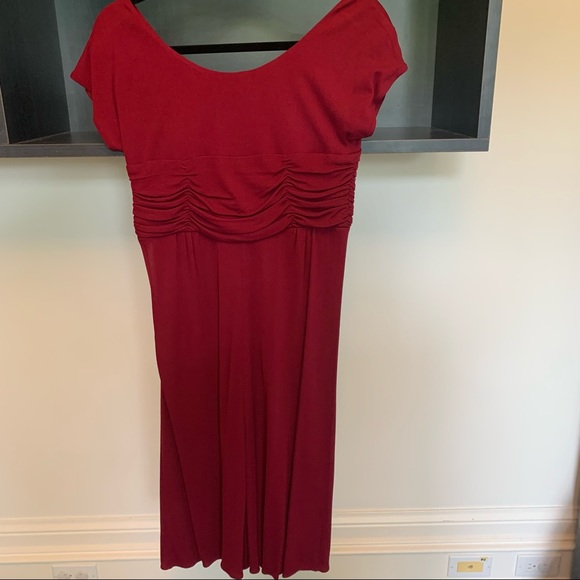 Alberta Ferretti Raspberry Mid-Length Dress - Picture 2 of 5
